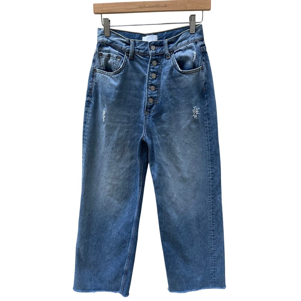 Boyish Charley Denim wide leg jeans in navigator size 26